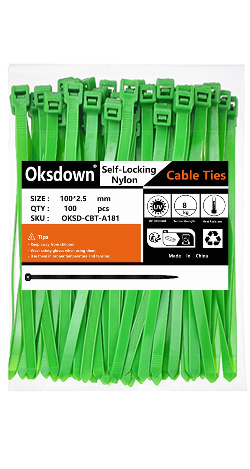 100 Pack Black Plastic Cable Ties 300mm×3.6mm Heavy Duty Strong Nylon Premium Self Locking 12 inch/30 cm Long Zip Tie Wraps