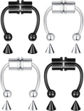 1-16Pcs 16G 18G 20G 22G Nose Rings Hoops Nose Piercings Fake Nose Ring Fake Septum Nose Ring Fake Lip Rings Fake Septum Piercing Fake Nose Piercing Fake Nose Hoop Faux Nose Rings Clip On Nose Cuffs Nose Piercing Jewelry Nose Rings for Women Men Nose Hoops