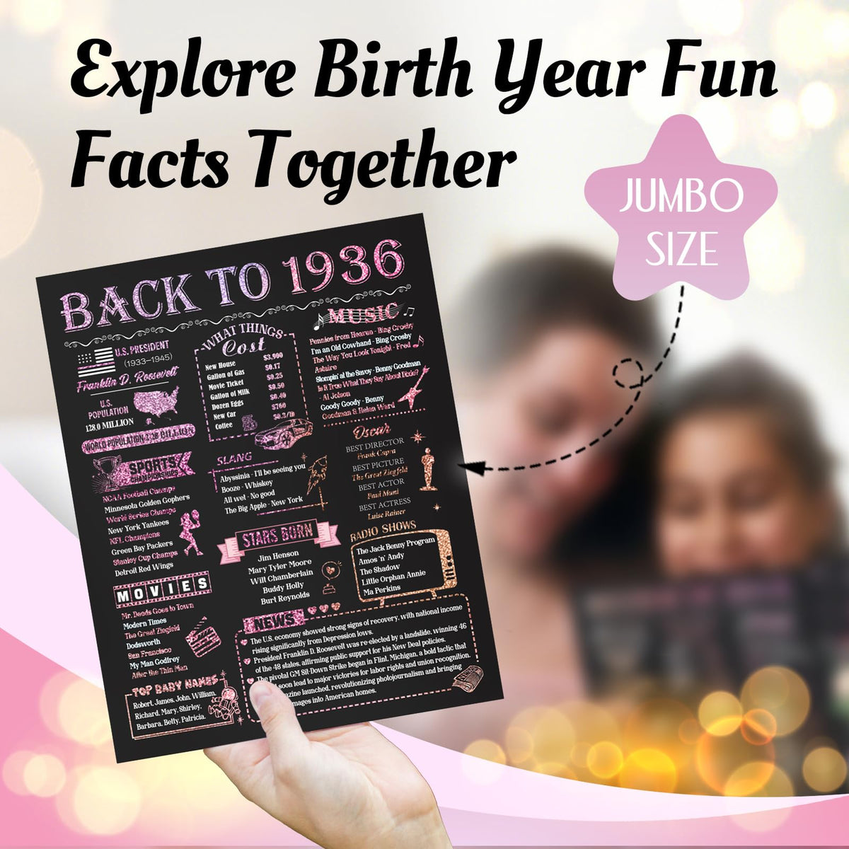 25th Birthday Card for Women Her, Large 3D Pop Up 25th Birthday cards for Girlfriend Wife, Happy 25 Year Old Birthday Decorations for Daughter, Granddaughter Funny Birthday Gifts, Back to 2001, Pink