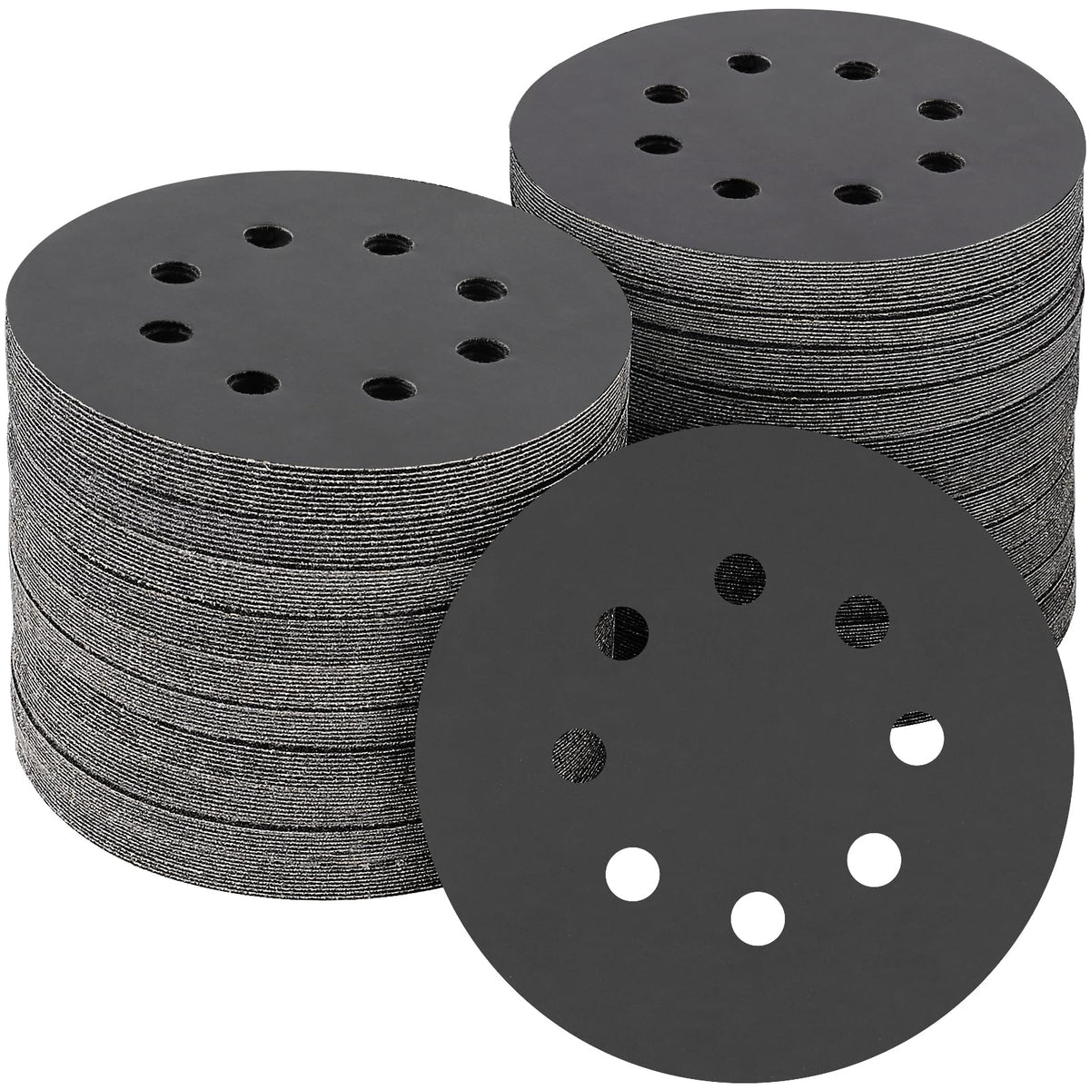 100PCS 5 Inch Sanding Discs 80 Grit Sandpaper for Orbital Sander