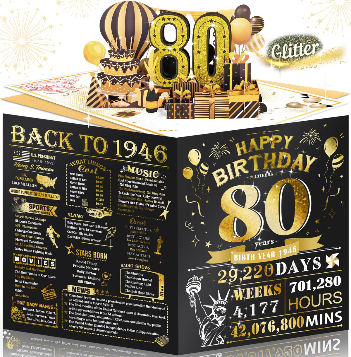 25th Birthday Card for Women Her, Large 3D Pop Up 25th Birthday cards for Girlfriend Wife, Happy 25 Year Old Birthday Decorations for Daughter, Granddaughter Funny Birthday Gifts, Back to 2001, Pink