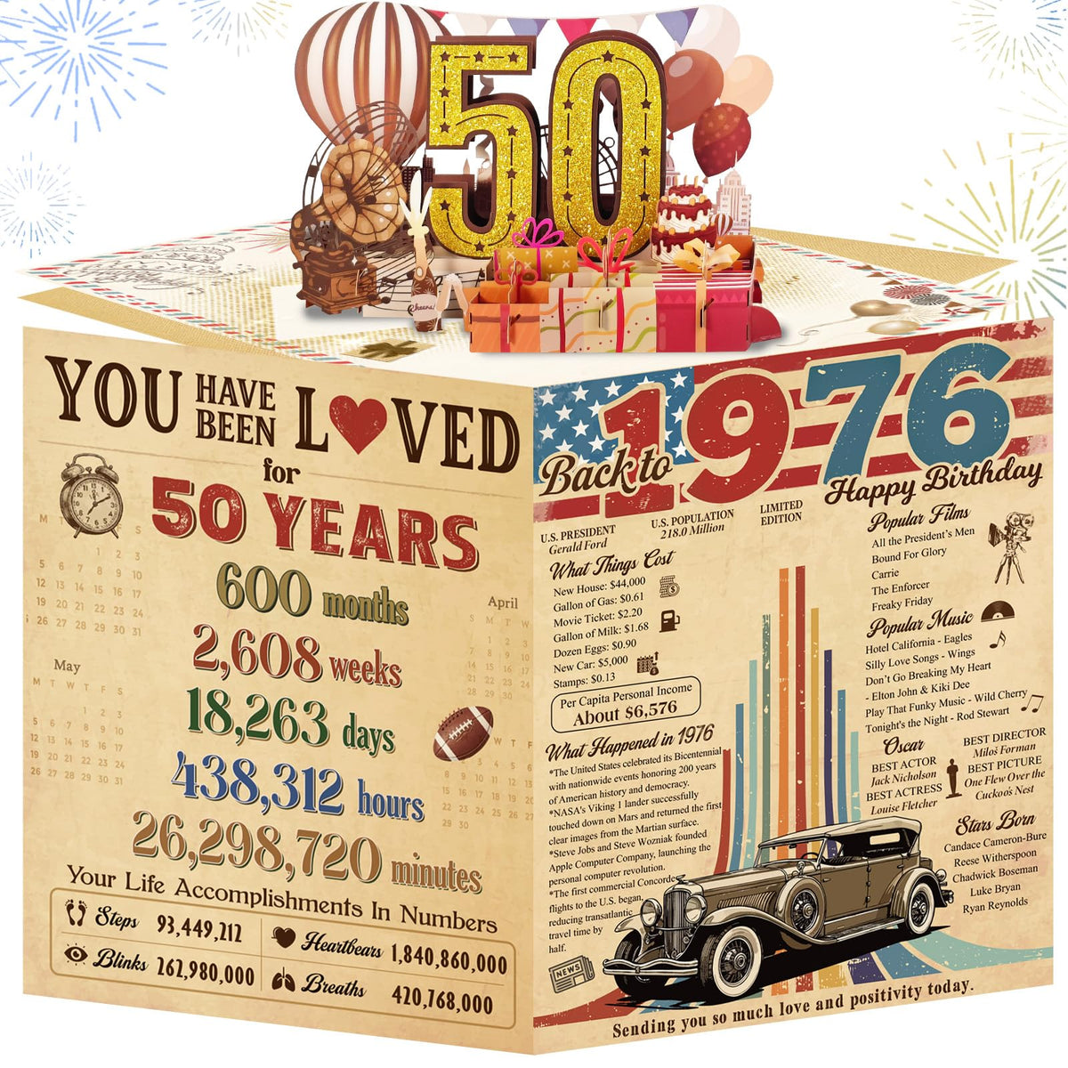 25th Birthday Card for Women Her, Large 3D Pop Up 25th Birthday cards for Girlfriend Wife, Happy 25 Year Old Birthday Decorations for Daughter, Granddaughter Funny Birthday Gifts, Back to 2001, Pink