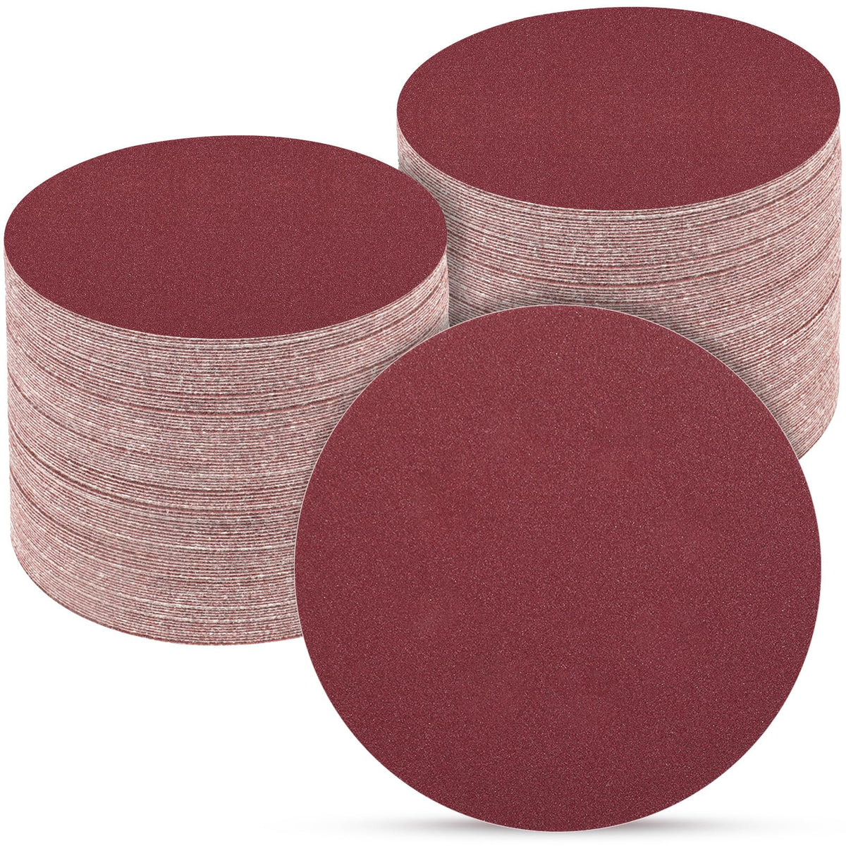 100PCS 5 Inch Sanding Discs 80 Grit Sandpaper for Orbital Sander