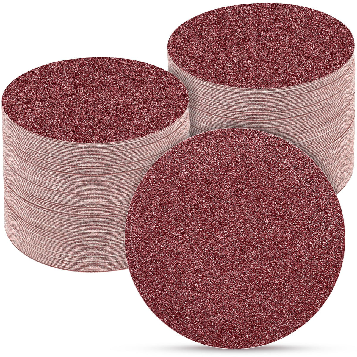 100PCS 5 Inch Sanding Discs 80 Grit Sandpaper for Orbital Sander