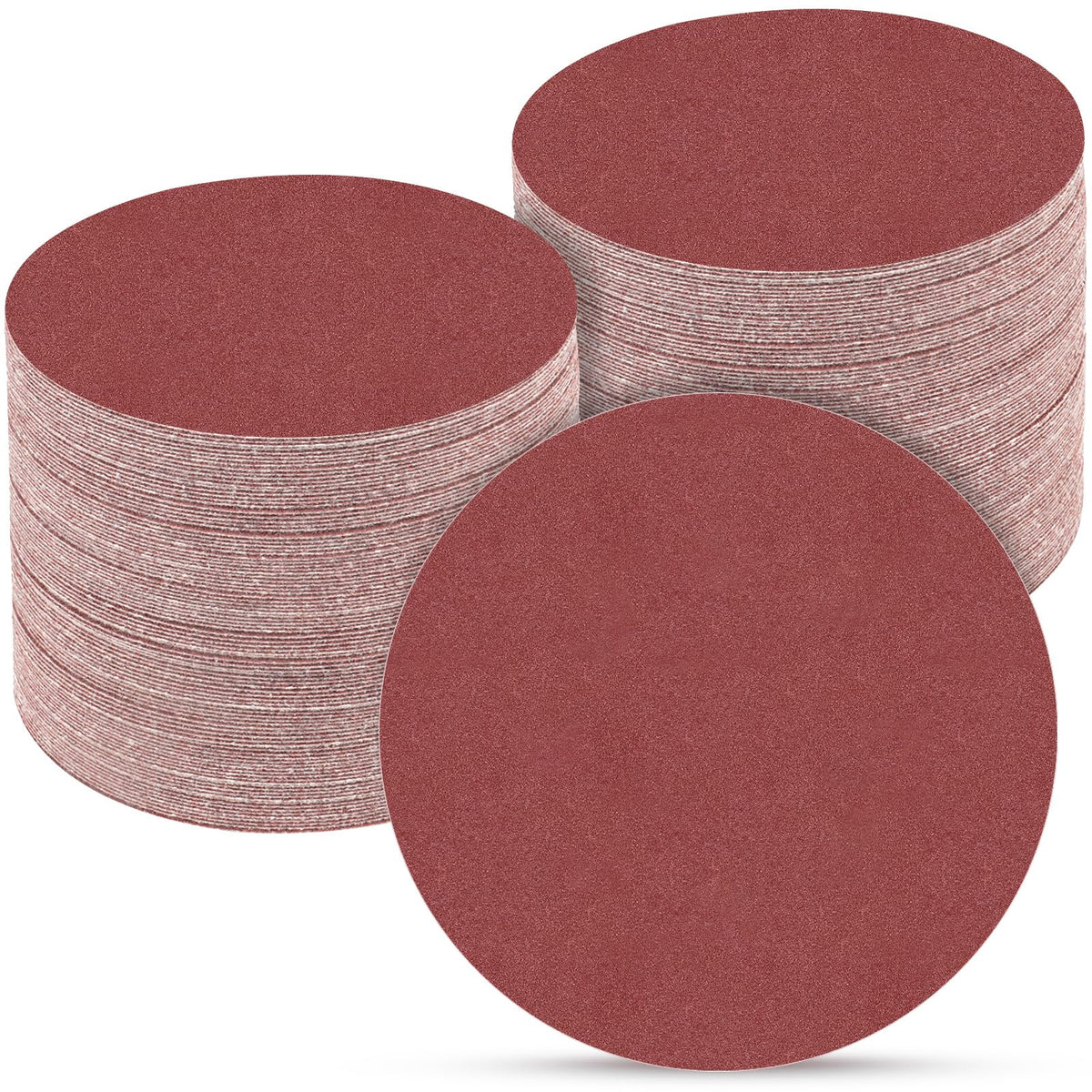 100PCS 5 Inch Sanding Discs 80 Grit Sandpaper for Orbital Sander